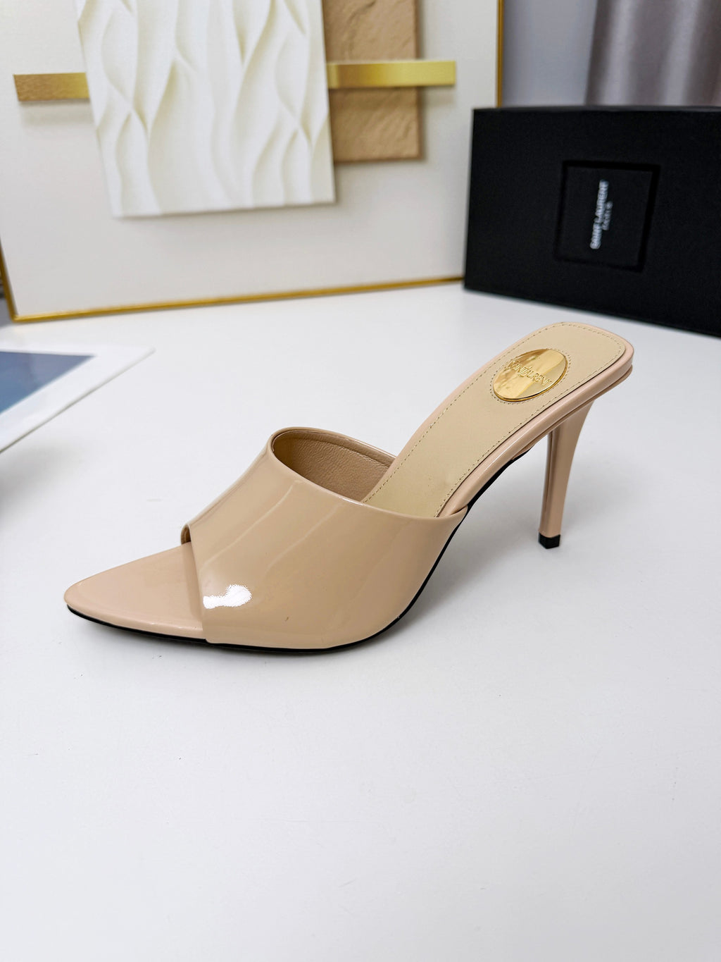 236PSL6Z Popular high-quality leather Shoes(heel-height 9cm)