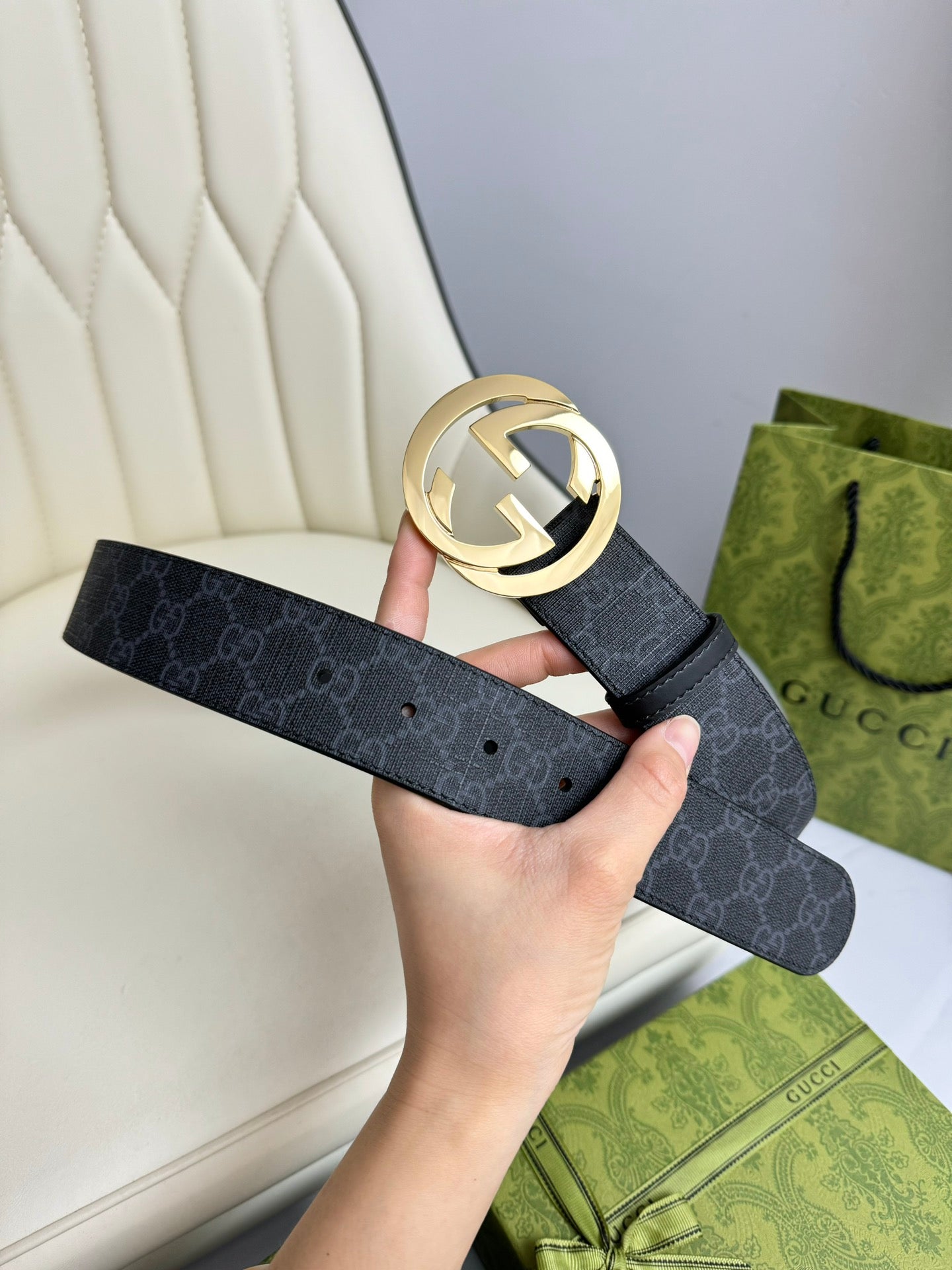 195NB3P Popular  high-quality leather belt