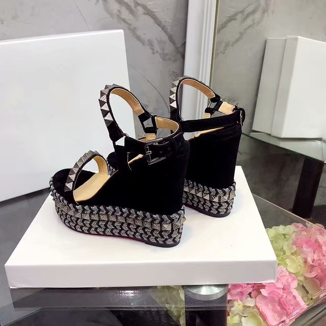 J4A58Z Popular leather High heels 12cm heel
