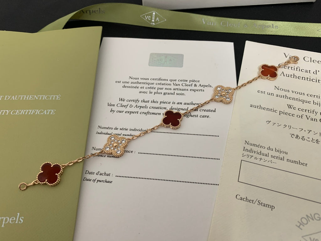 5XVA179K  Popular bracelets 5 flowers normal size1.5cm flower