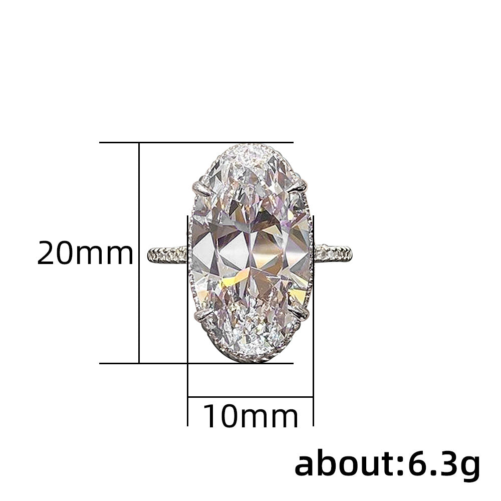 P5QA31J  Popular Moissanite Jewelry Wedding Diamond Ring