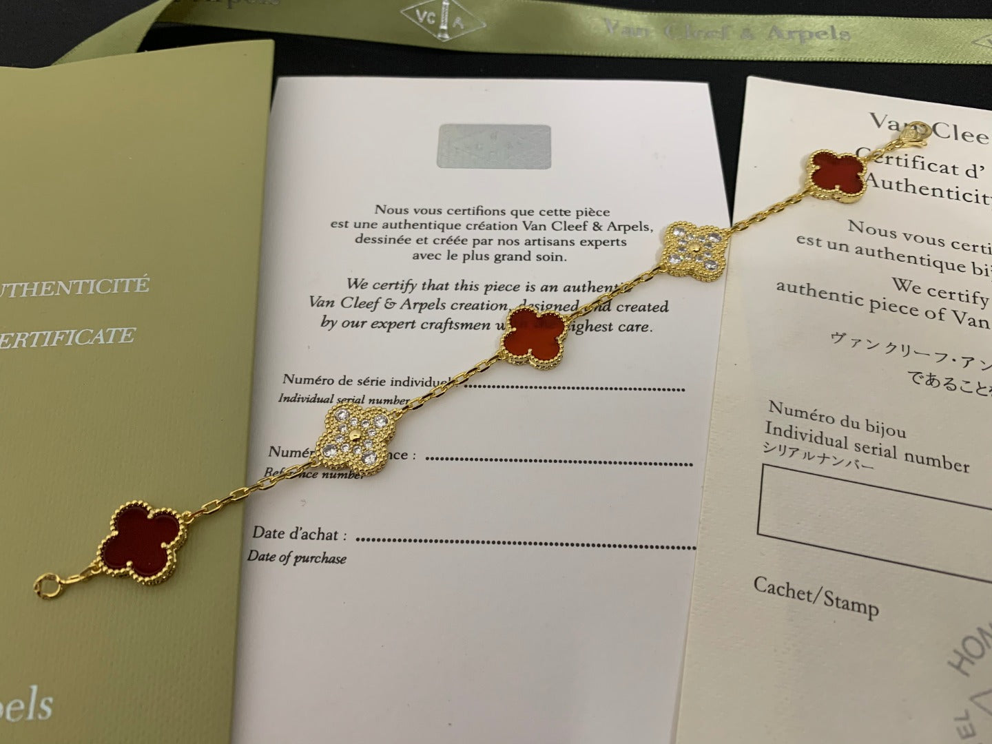 5XVA179K  Popular bracelets 5 flowers normal size1.5cm flower