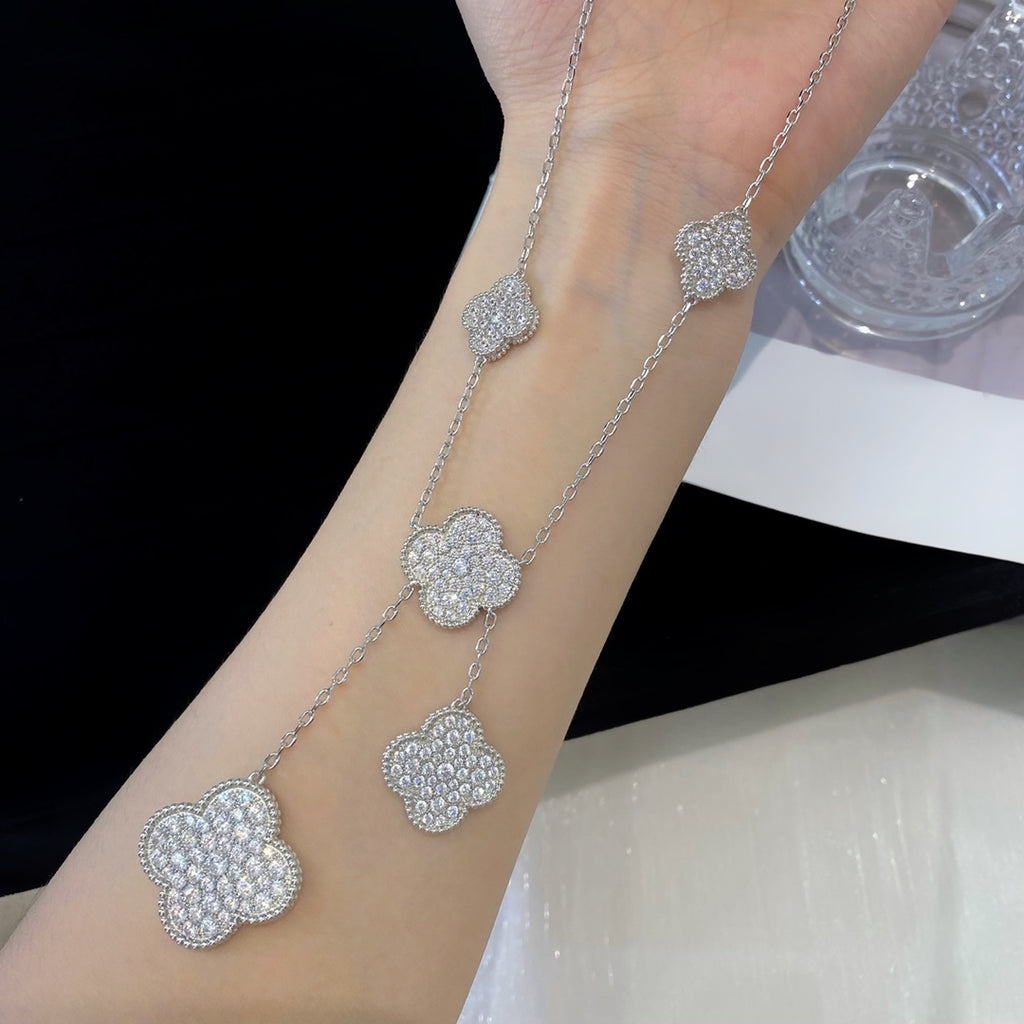 5XVA182K Popular 6 flowers necklaces