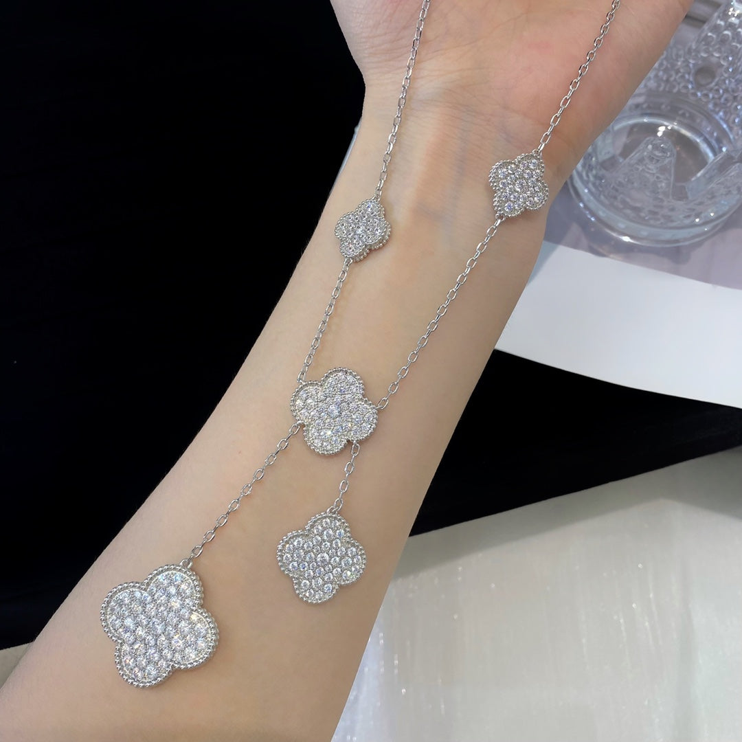 5XVA182K Popular 6 flowers necklaces