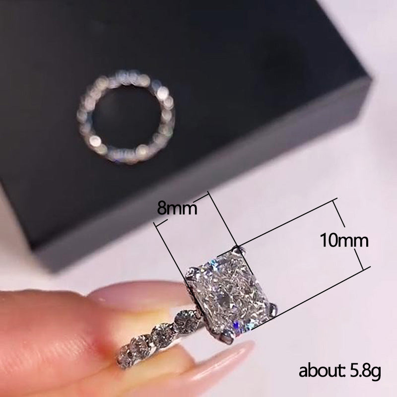 P5QA34J  Popular Moissanite Jewelry Wedding Diamond Ring