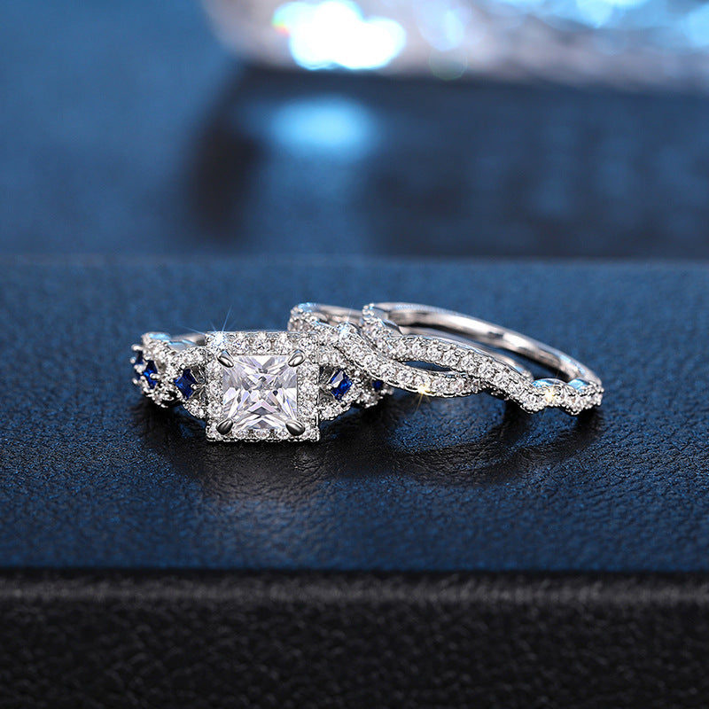P5QA44J  Popular Moissanite Jewelry Wedding Diamond Ring