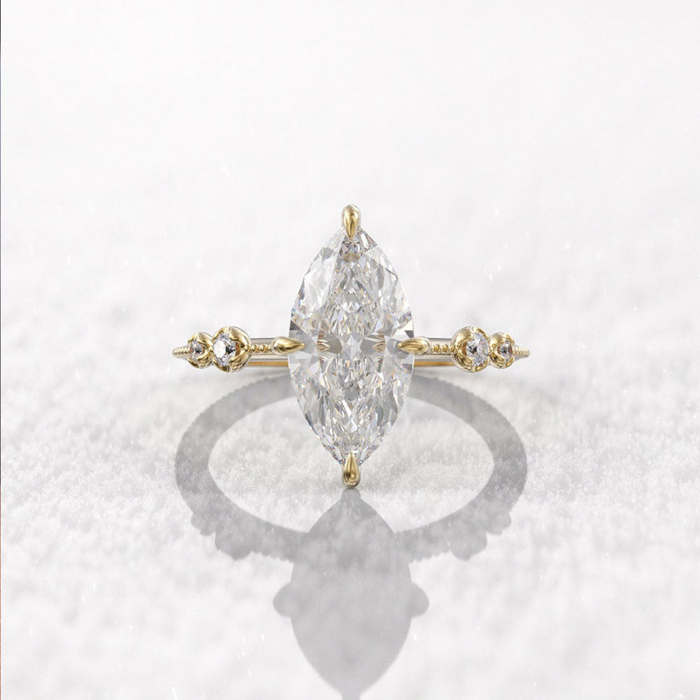 P5QA29J  Popular Moissanite Jewelry Wedding Diamond Ring