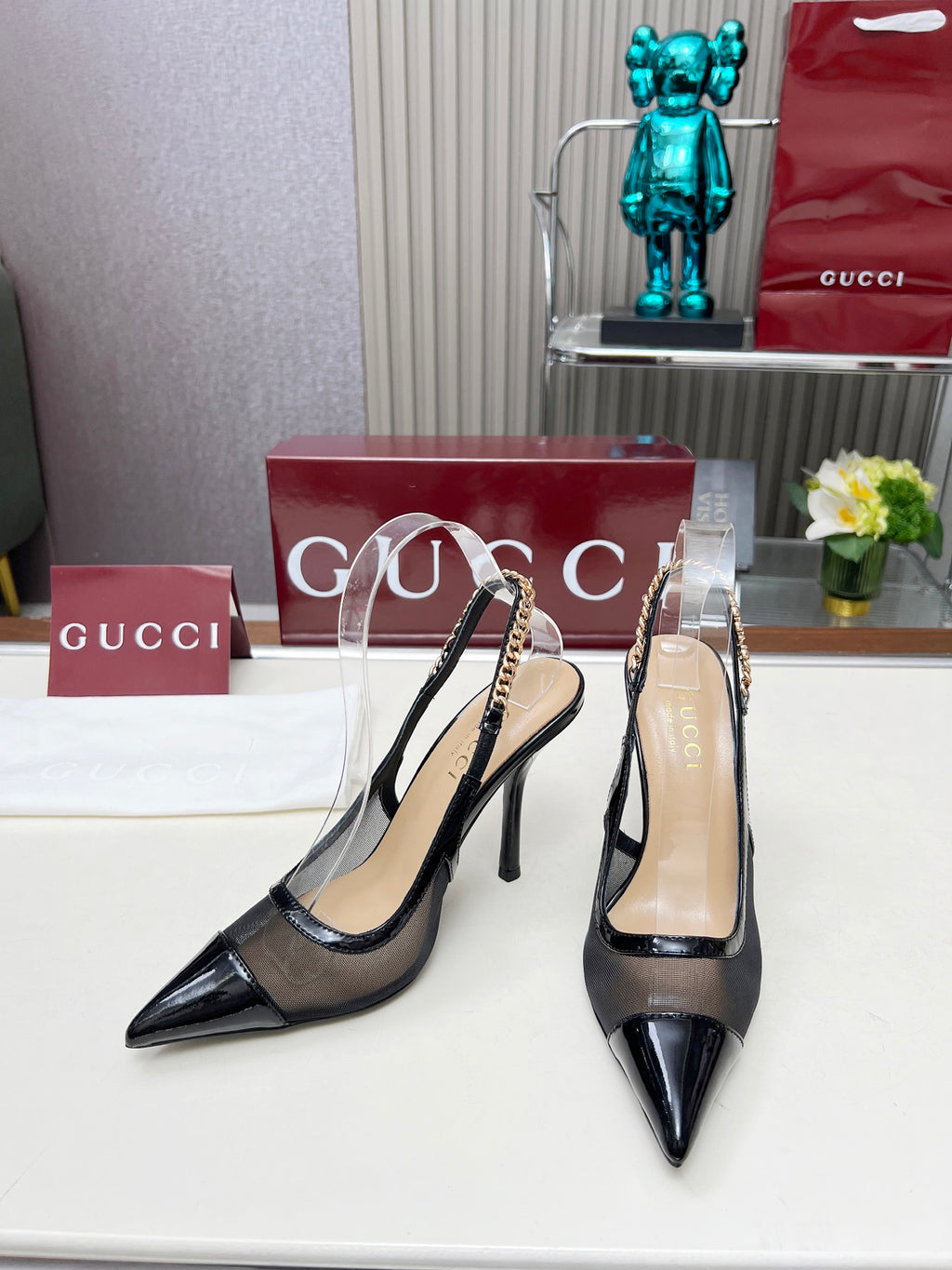 285ZB61Z  Popular leather  High heels