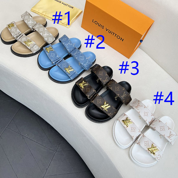 Z2X66B55 Popular high-quality leather slippers