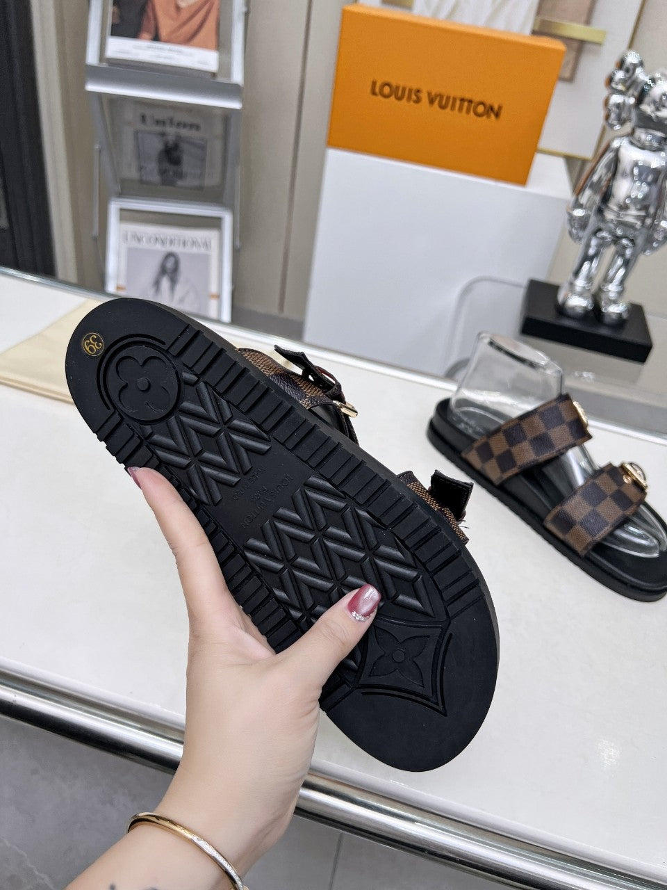 Z2X66B53 Popular high-quality leather slippers