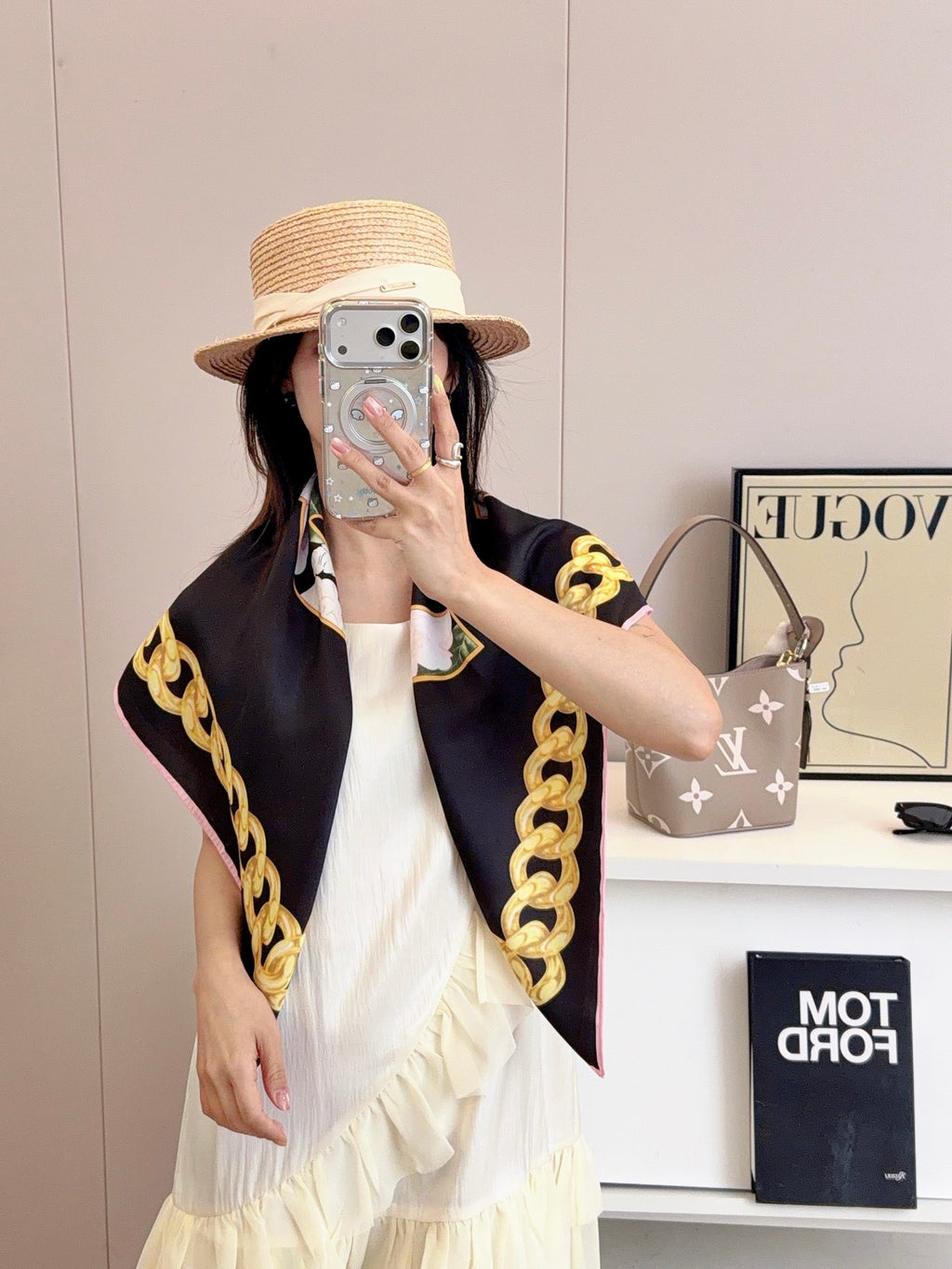 136NC16W Popular Silk Scarve