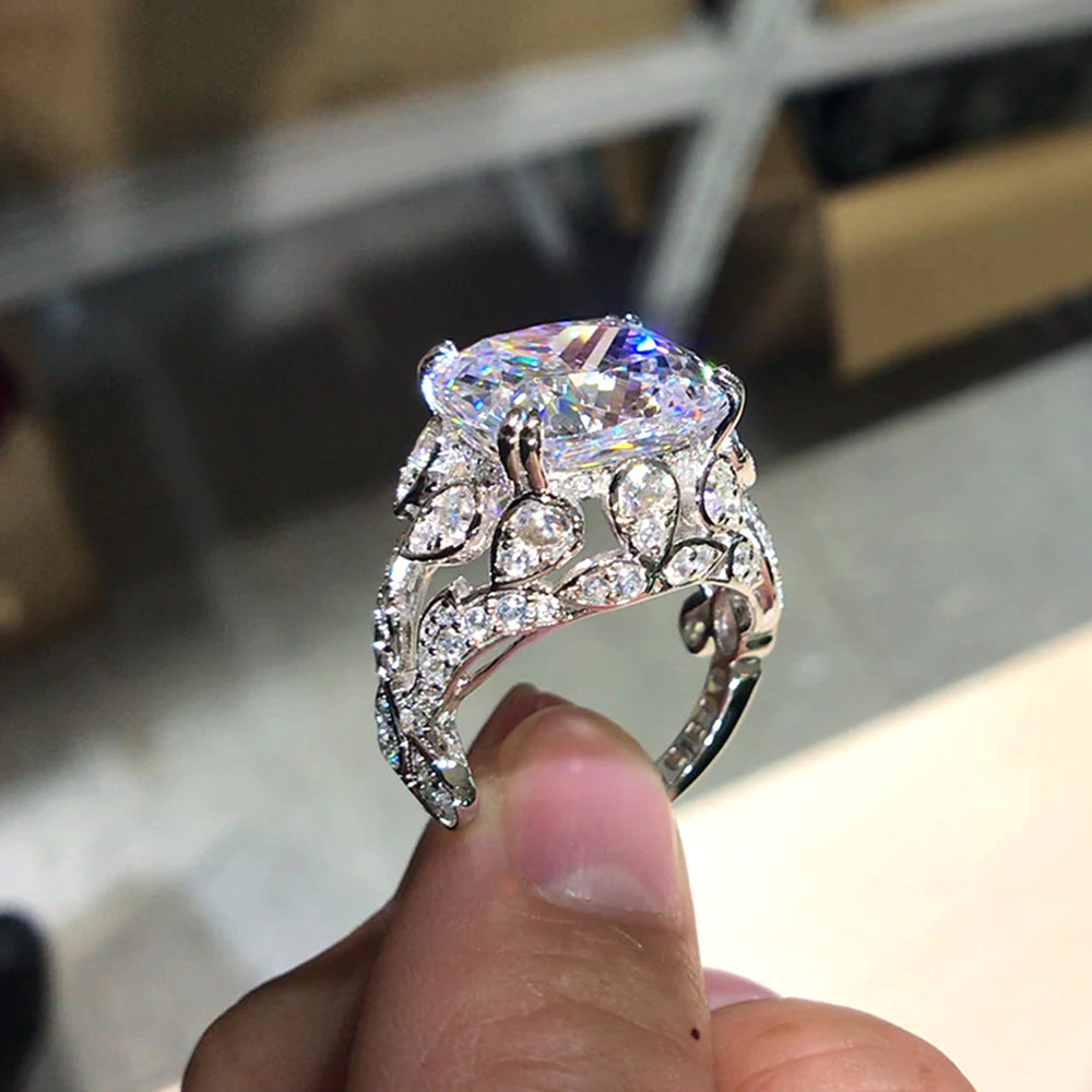 P5QA45J  Popular Moissanite Jewelry Wedding Diamond Ring