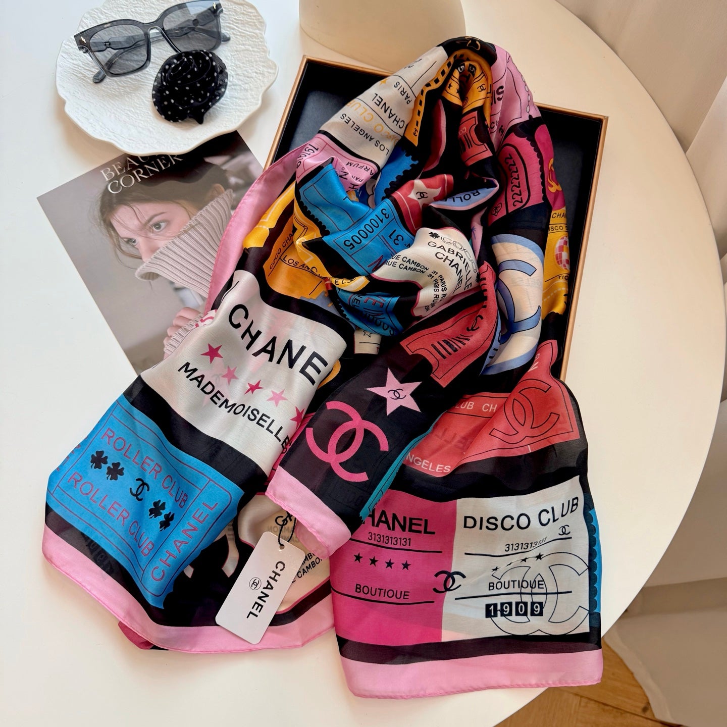 135ZC198W  Popular Silk Scarve