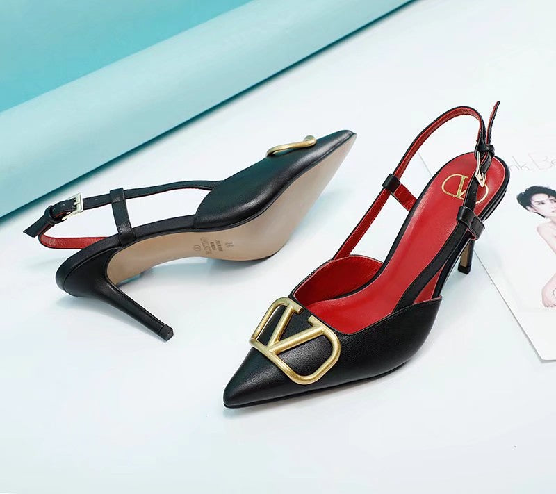 245RVL14Z Popular leather  High heels