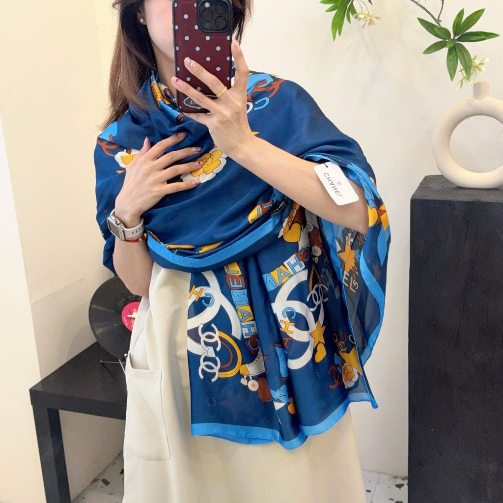 135ZC200W  Popular Silk Scarve