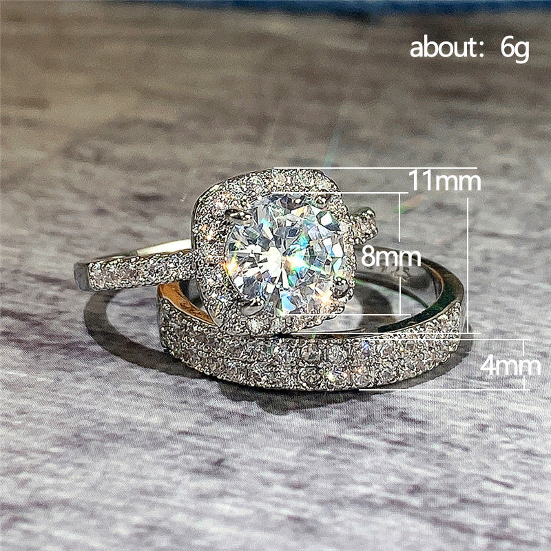 PYA8J  Popular  Diamond Ring High Quality Wedding Ring