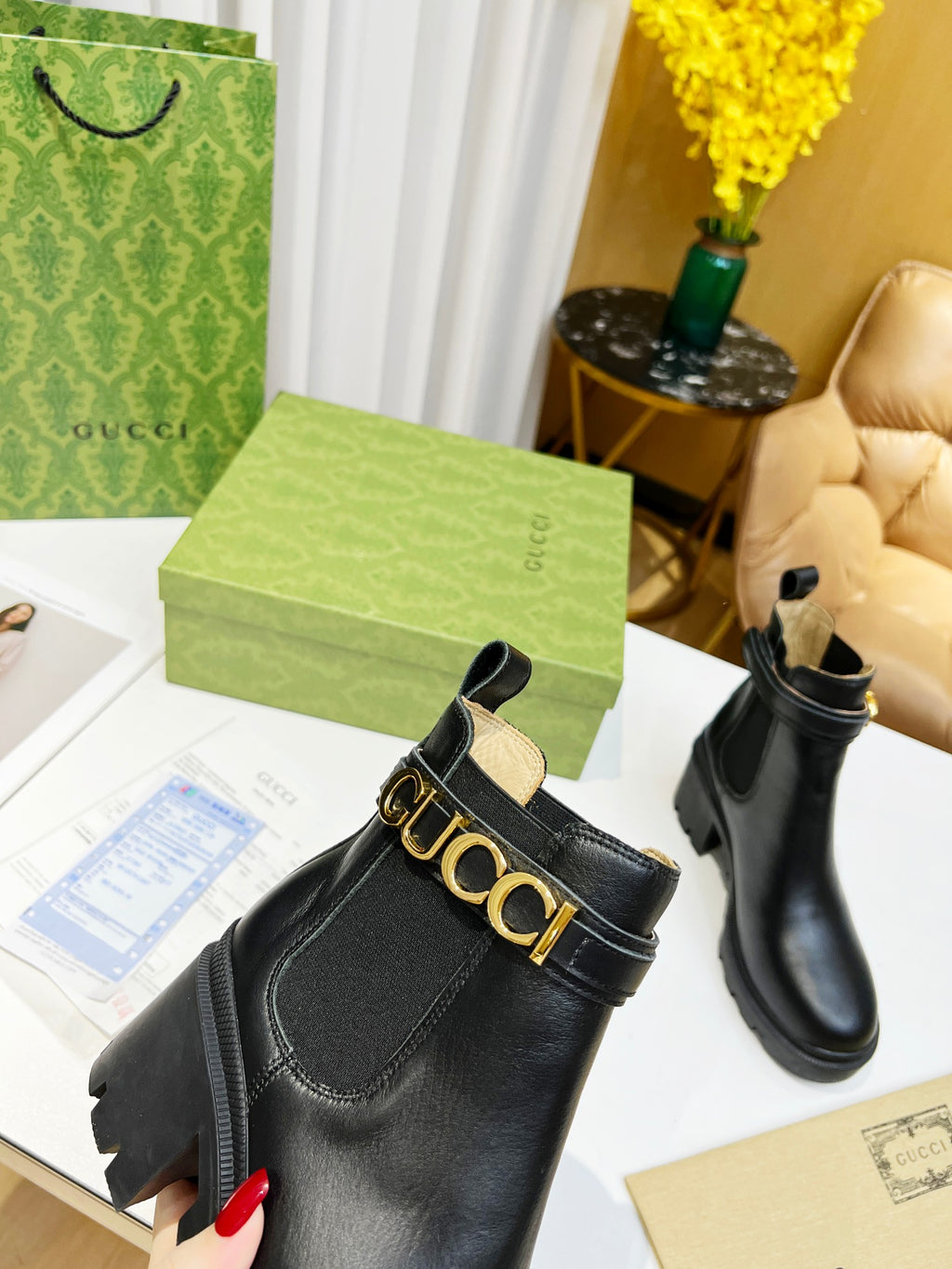 2XB197Z Popular leather boot (top layer leather lining)