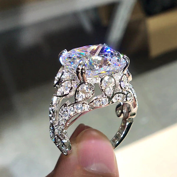 P5QA45J  Popular Moissanite Jewelry Wedding Diamond Ring