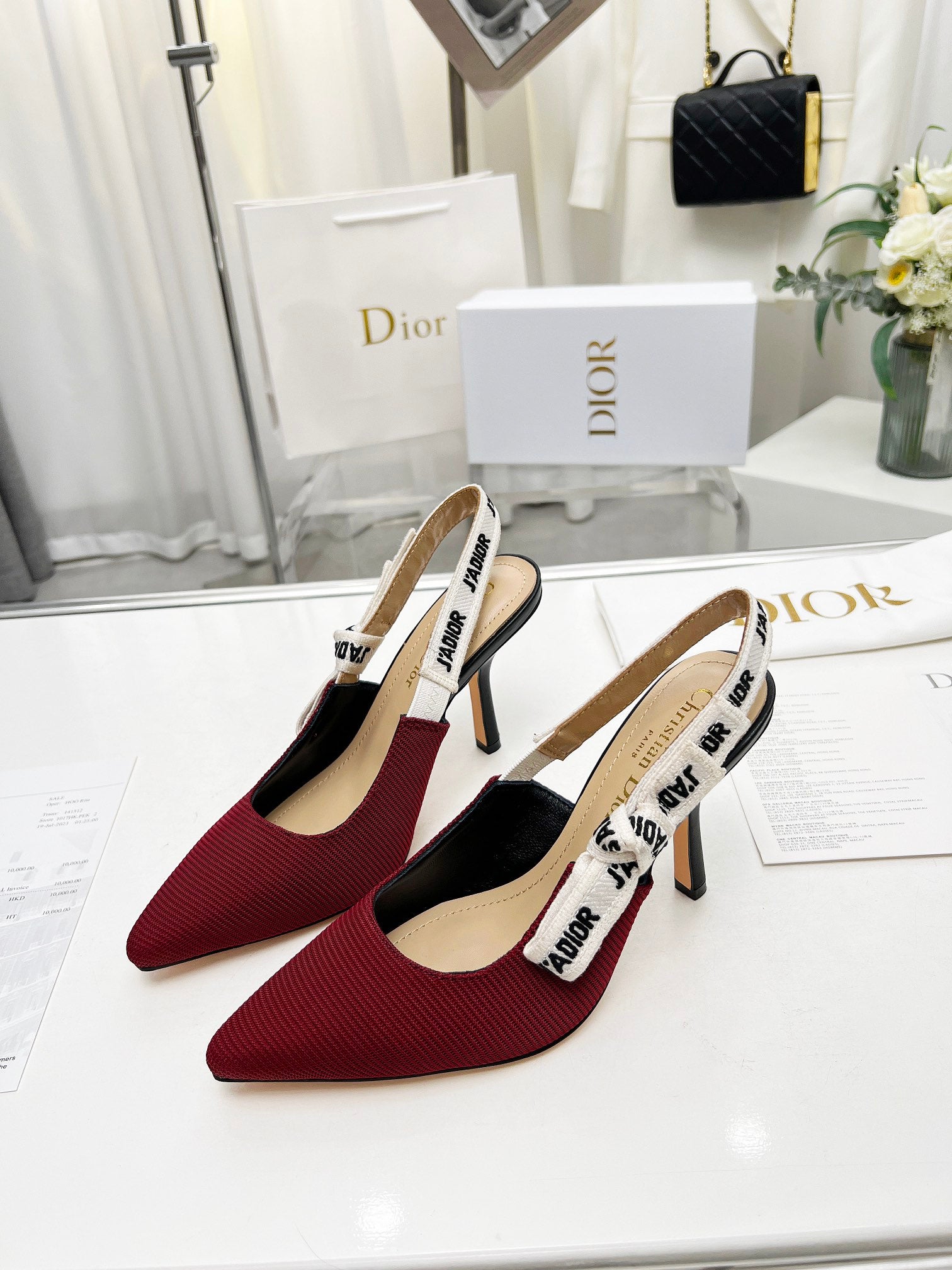 255QD44Z Popular leather High heels