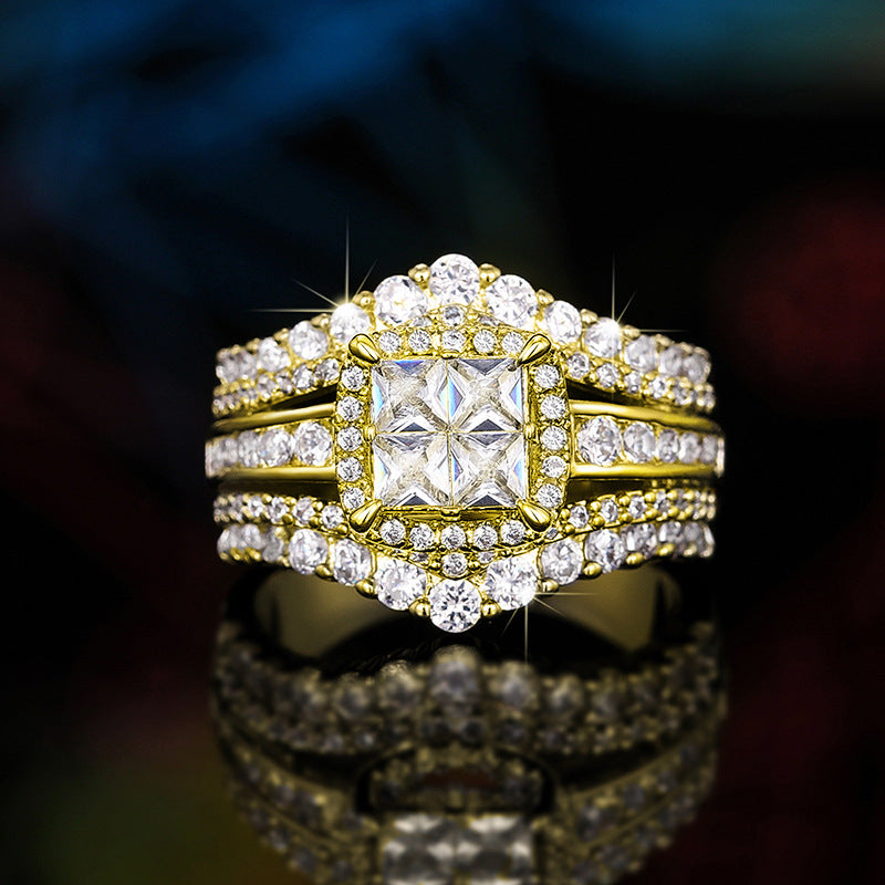 P5QA8J  Popular Moissanite Jewelry Wedding Diamond Ring