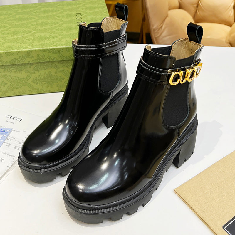 2XB196Z Popular leather boot (top layer leather lining)
