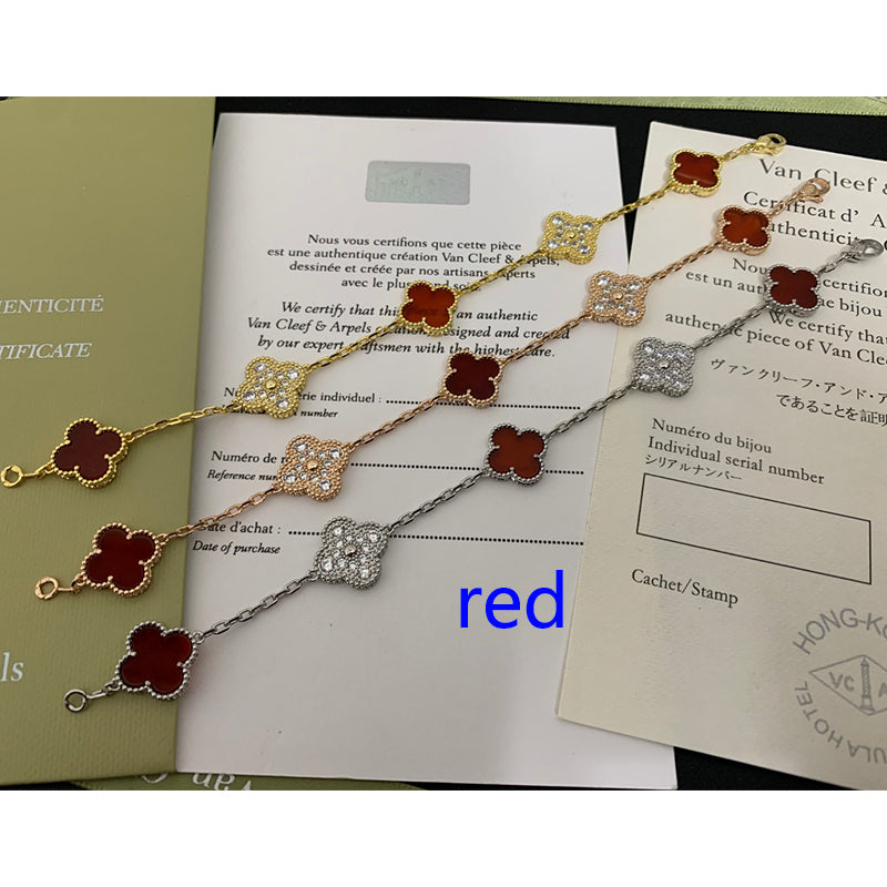 5XVA179K  Popular bracelets 5 flowers normal size1.5cm flower
