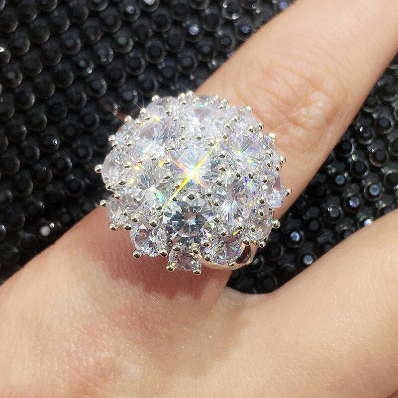 P5QA39J  Popular Moissanite Jewelry Wedding Diamond Ring