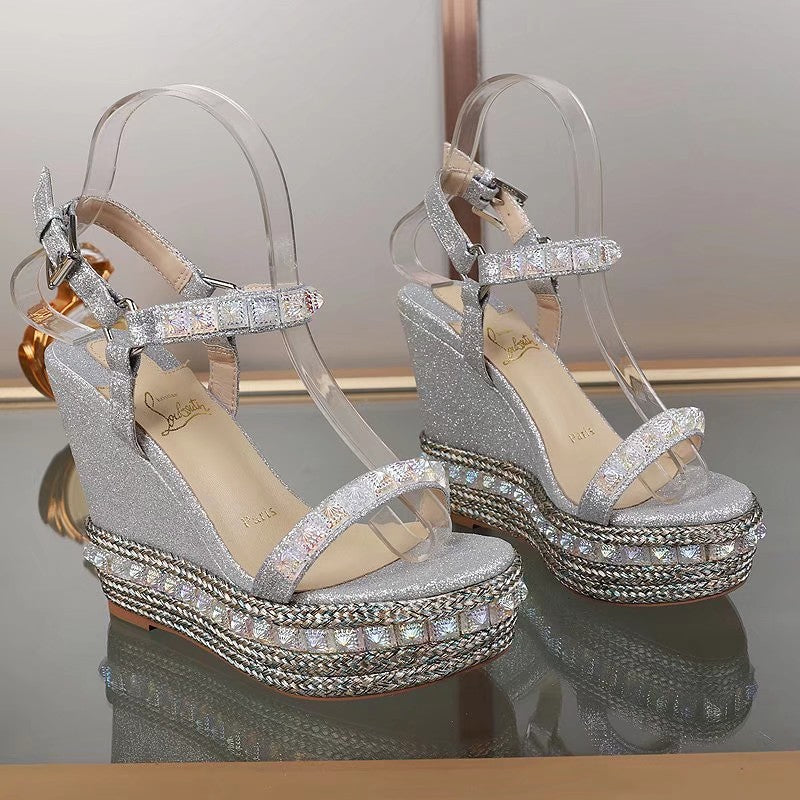 J4A50Z Popular leather High heels 12cm heel