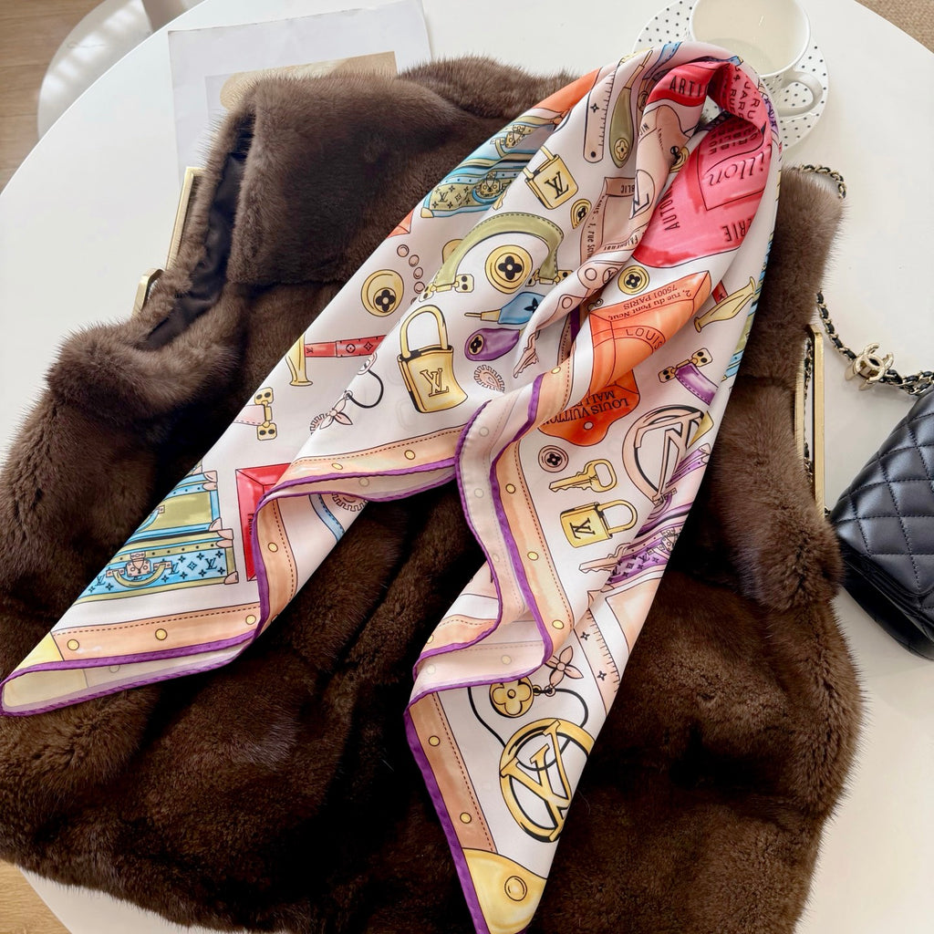 136NE18W Popular Silk Scarve