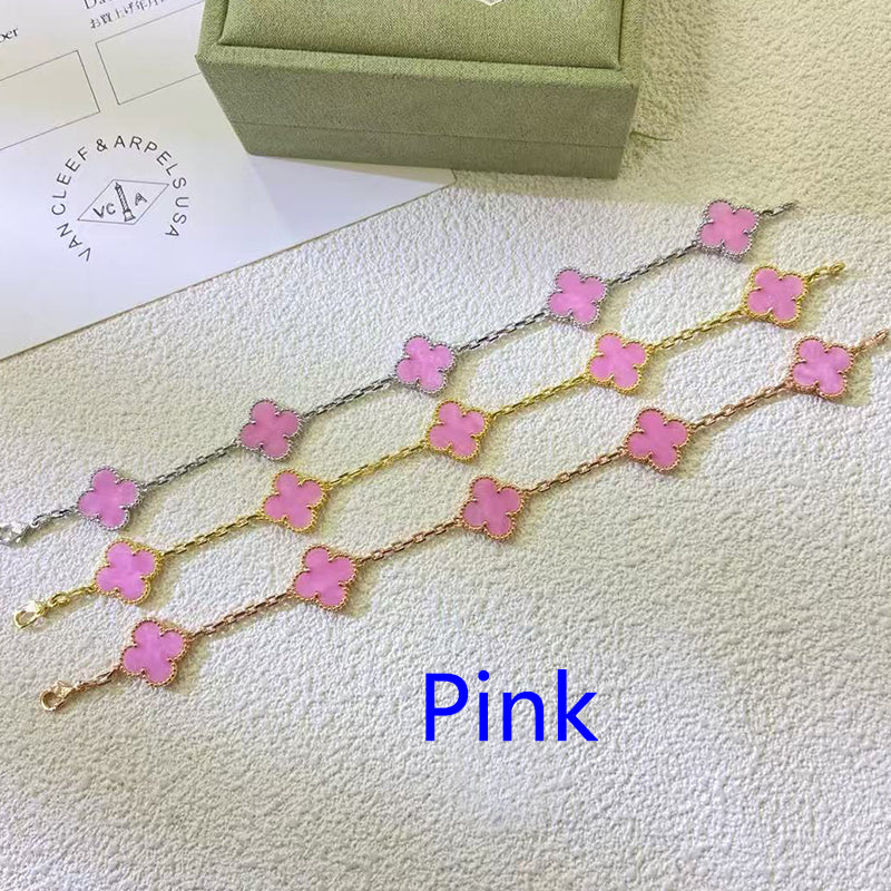 5XVA180K  Popular bracelets 5 flowers normal size1.5cm flower