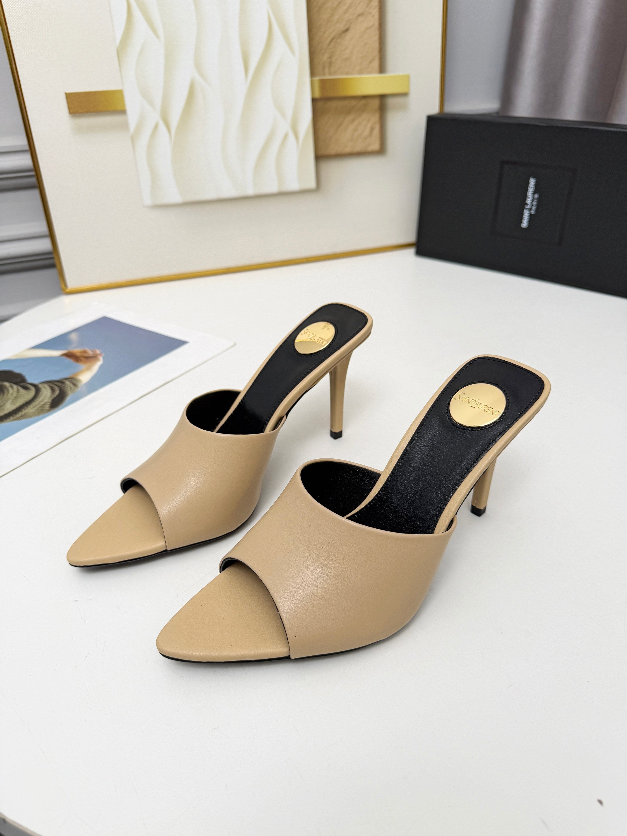 236PSL6Z Popular high-quality leather Shoes(heel-height 9cm)
