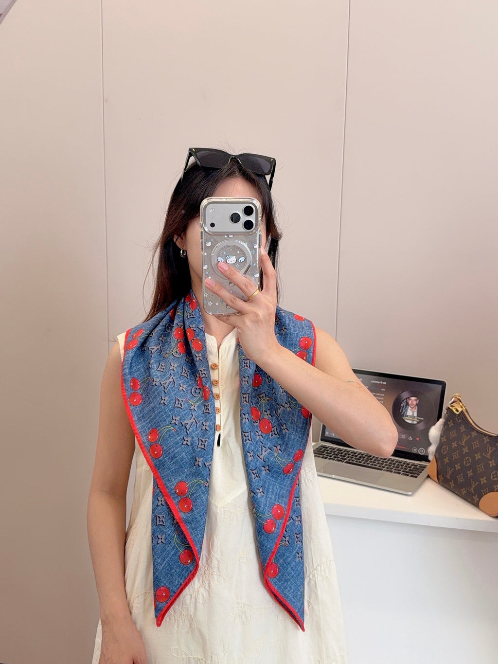 136NE31W Popular Silk Scarve