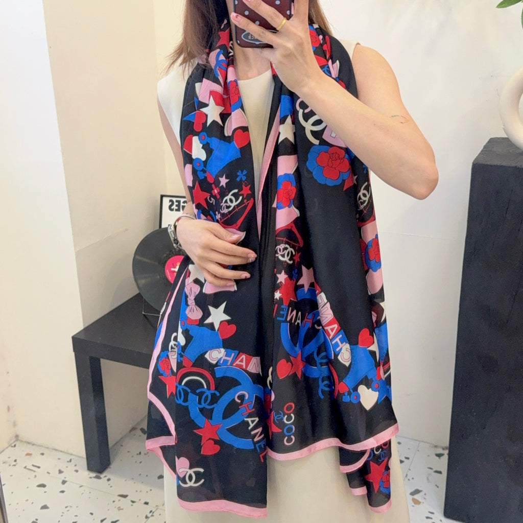 135ZC200W  Popular Silk Scarve