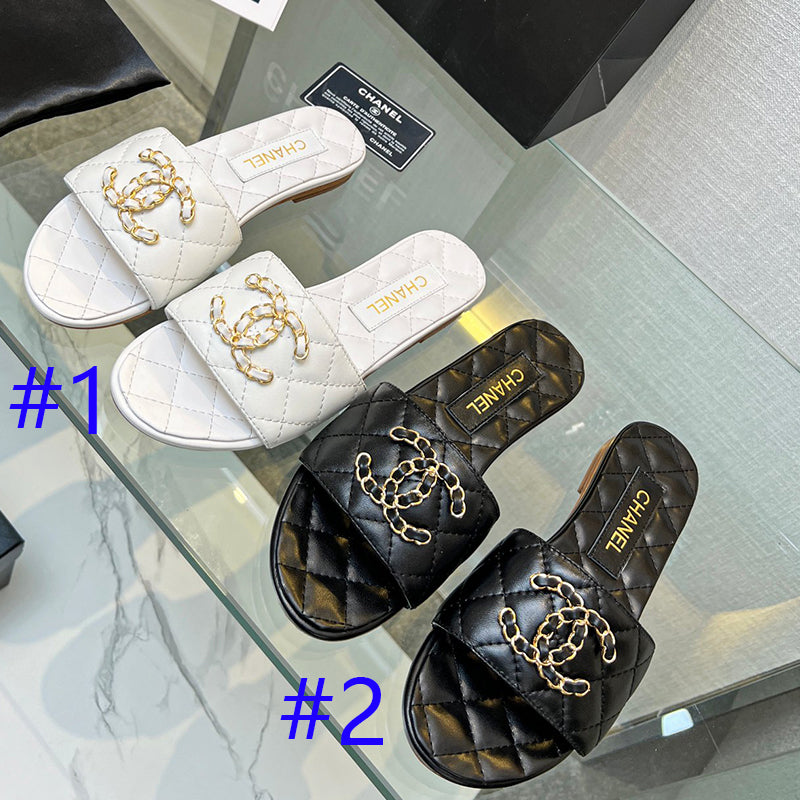 245RC12Z Popular genuine leather slippers