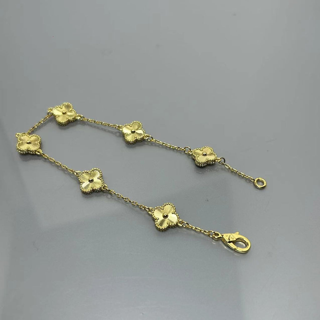 5XVA183K  Popular bracelets 6 flowers mini size 0.9cm flower