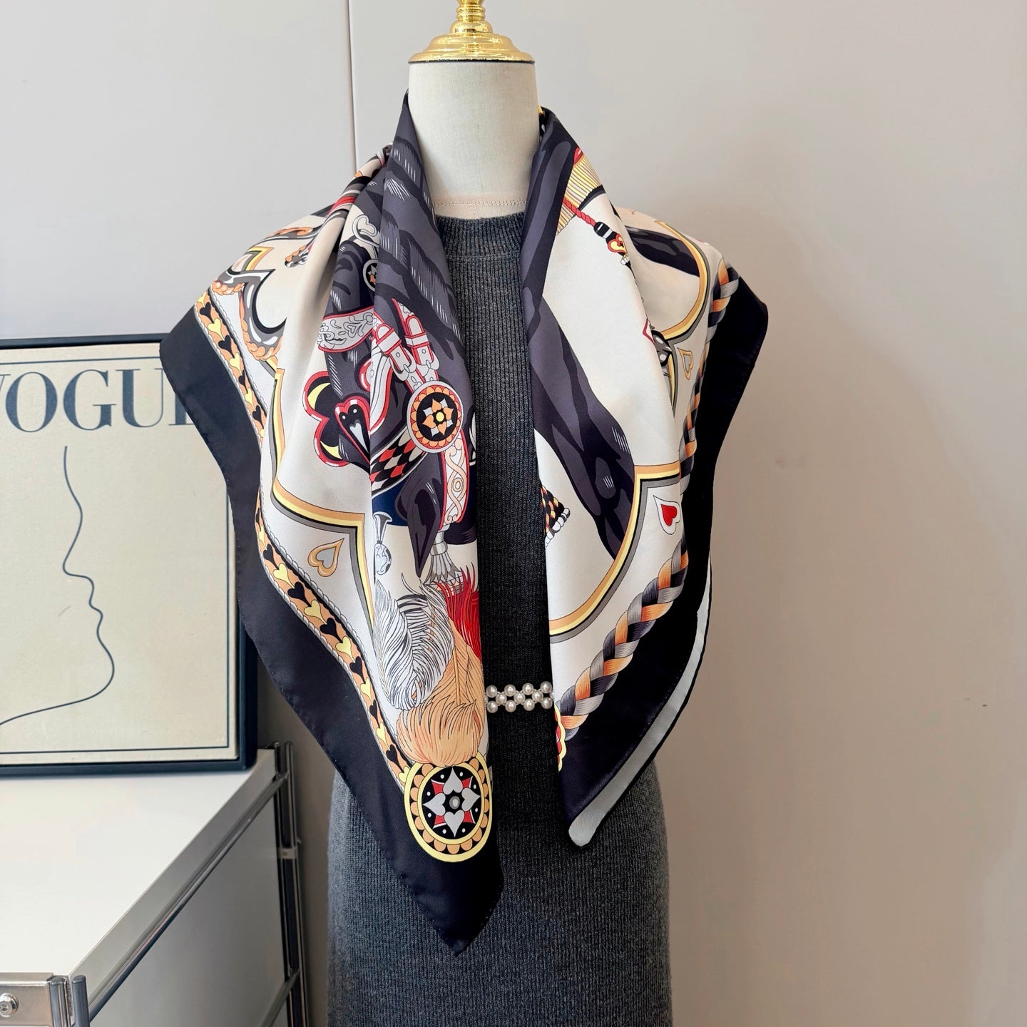 136NH9W Popular Silk Scarve