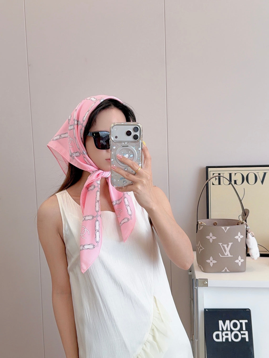 136NC7W Popular Silk Scarve