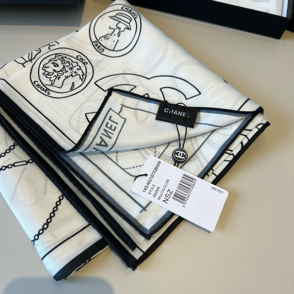 136NC22W Popular Silk Scarve