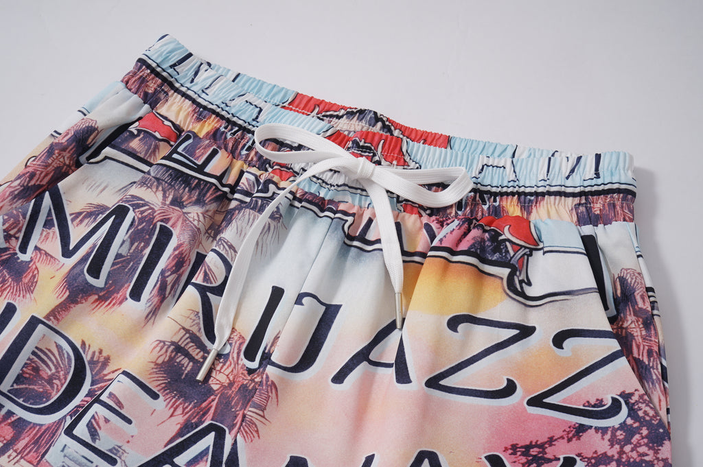 135RA137U Popular shirt and shorts set
