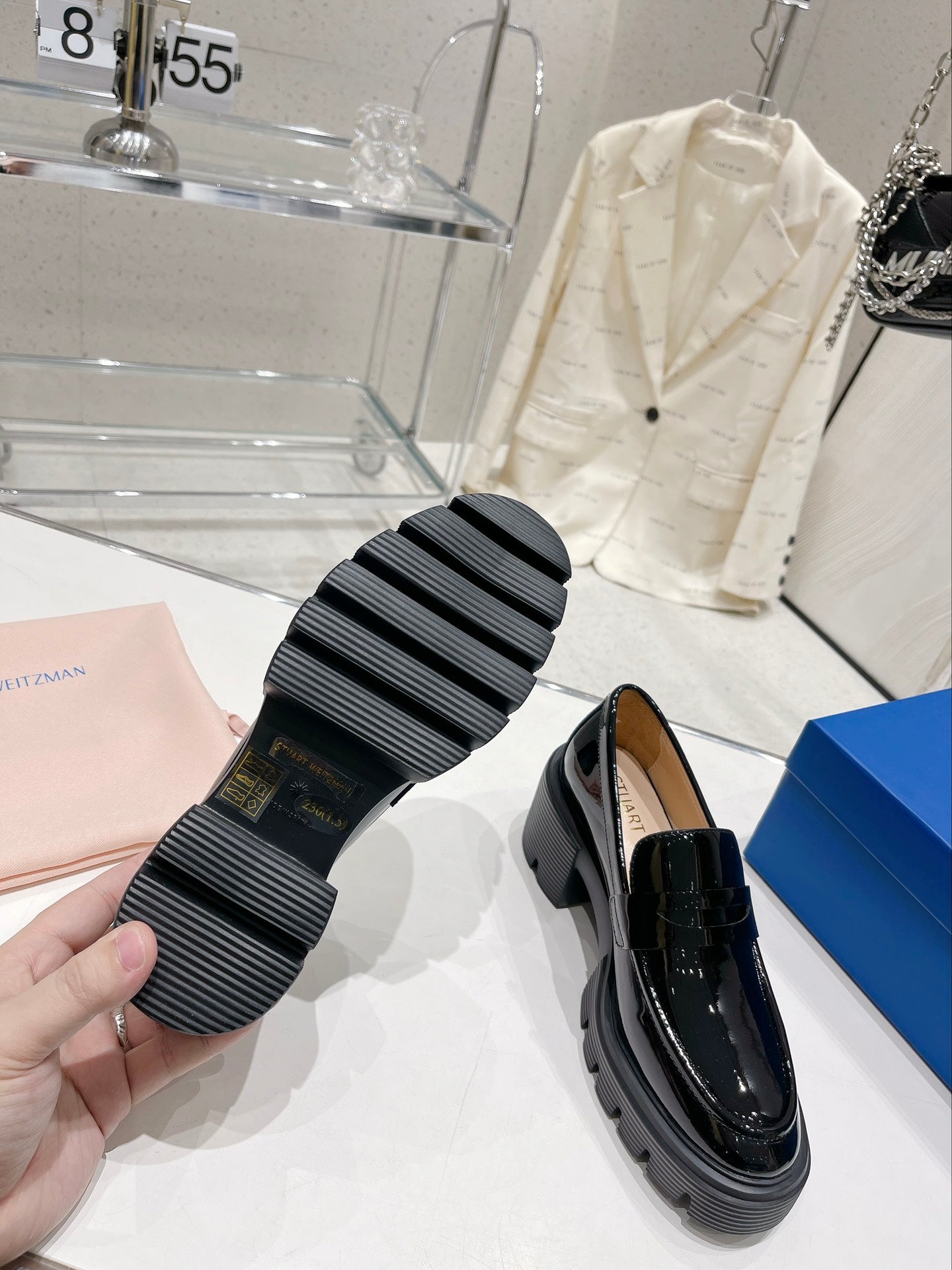 Z2P36A24 Popular high-quality leather Shoes（heel-height 4.5cm）