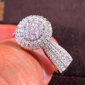 P5QA38J  Popular Moissanite Jewelry Wedding Diamond Ring