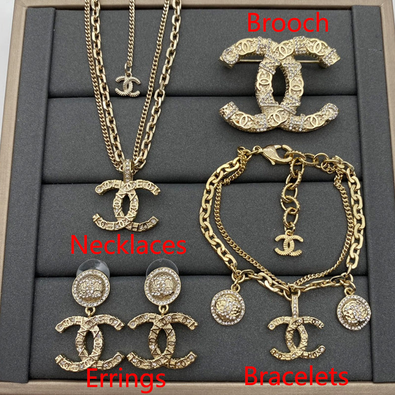 1YC233H  Popular Earrings Bracelets Necklaces Brooch