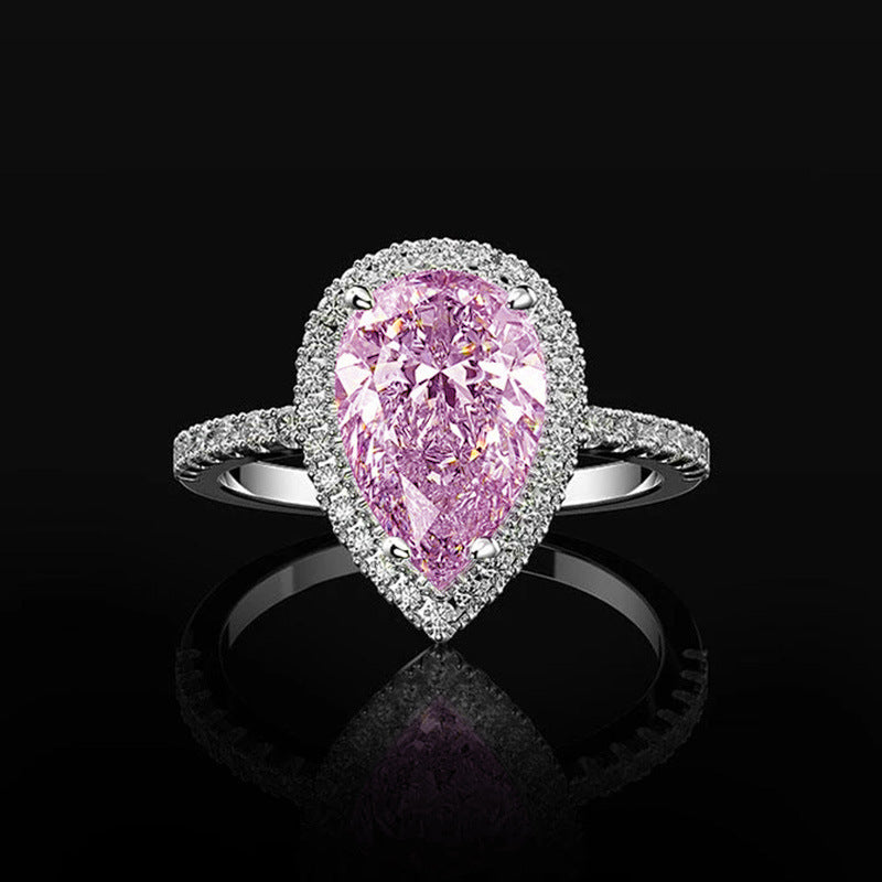 P5QA1J Popular Moissanite Jewelry Wedding Diamond Ring