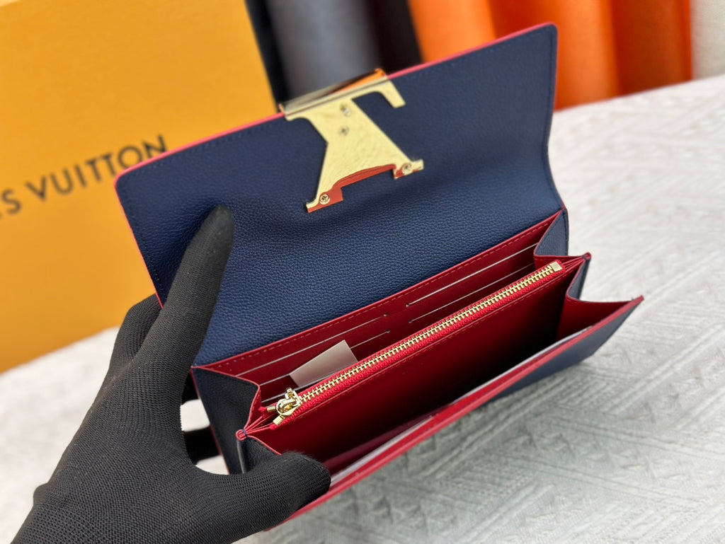 1XE74B Popular   leather wallets with package