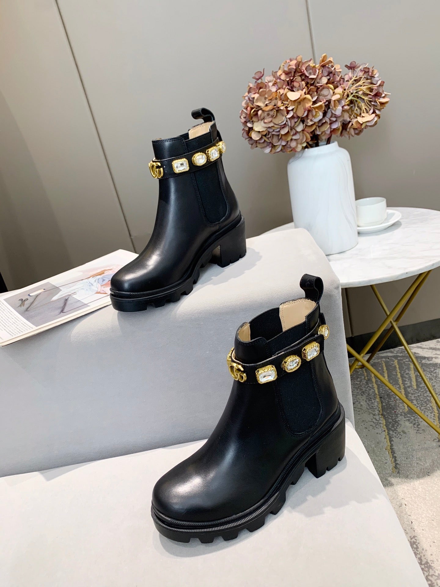 2XB195Z Popular leather boot (top layer leather lining)