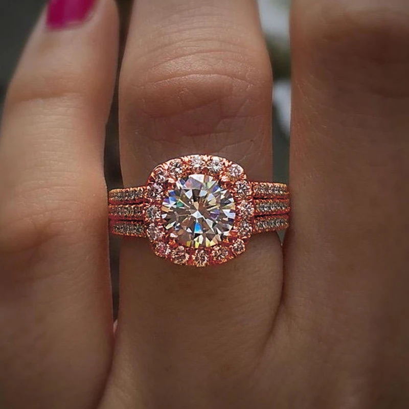 P5QA3J  Popular Moissanite Jewelry Wedding Diamond Ring