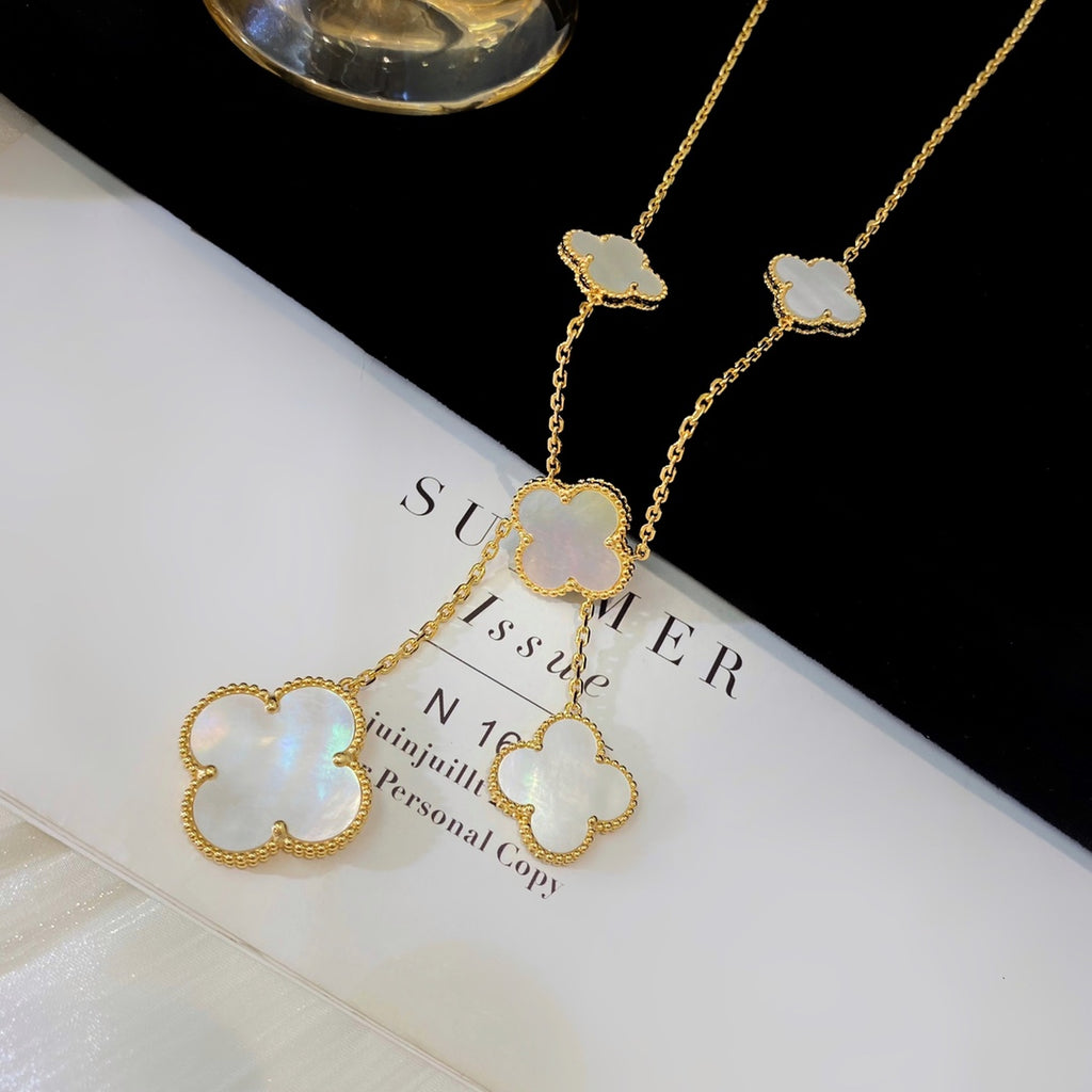5XVA182K Popular 6 flowers necklaces