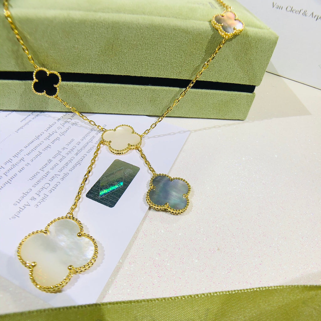 5XVA182K Popular 6 flowers necklaces