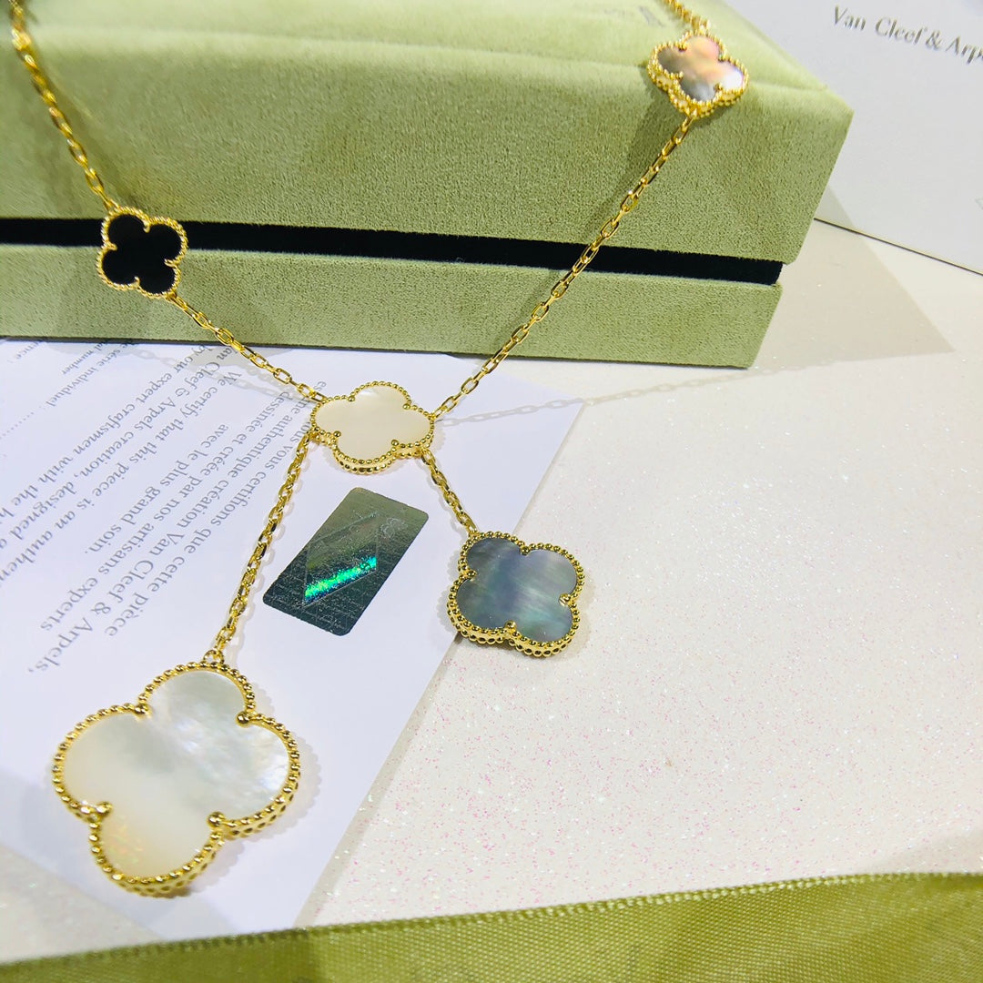 5XVA182K Popular 6 flowers necklaces