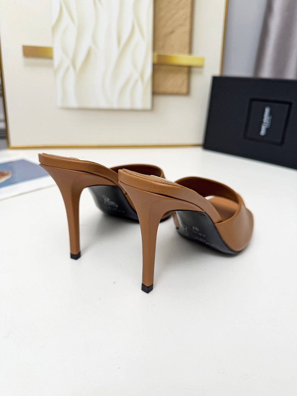 236PSL6Z Popular high-quality leather Shoes(heel-height 9cm)